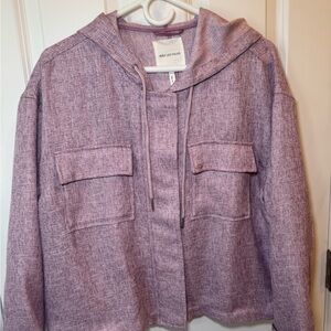 Avec Les Filles Lavender Utility Jacket